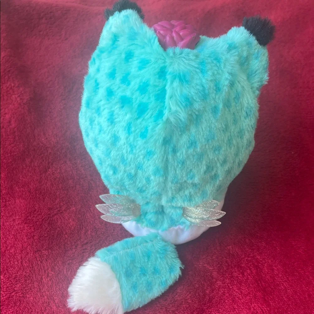 Charming Plush Owl Toy‎ with Pink and Yellow Details